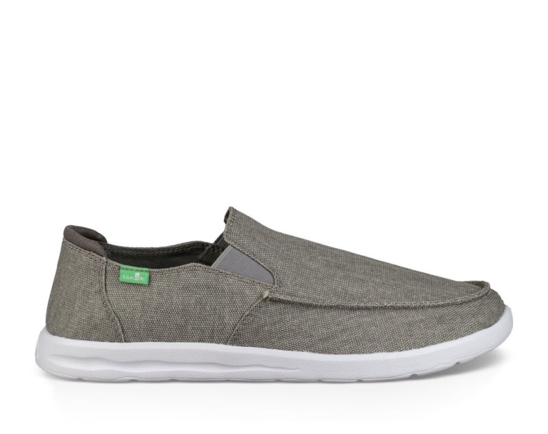 Sanuk Mens Hi Five Grey Shoes | SGMUAR743